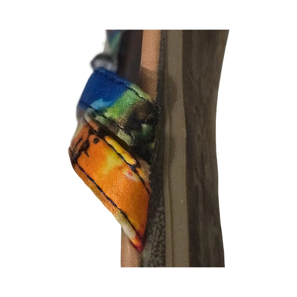 Palms Italian Shoemakers Sandal Floral Embellished Resortwear SIZE 10 - Picture 4 of 12
